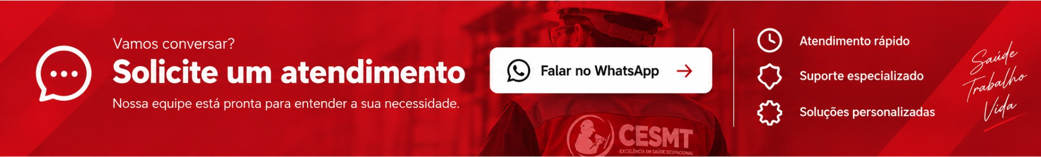 Solicite um atendimento com a CESMT