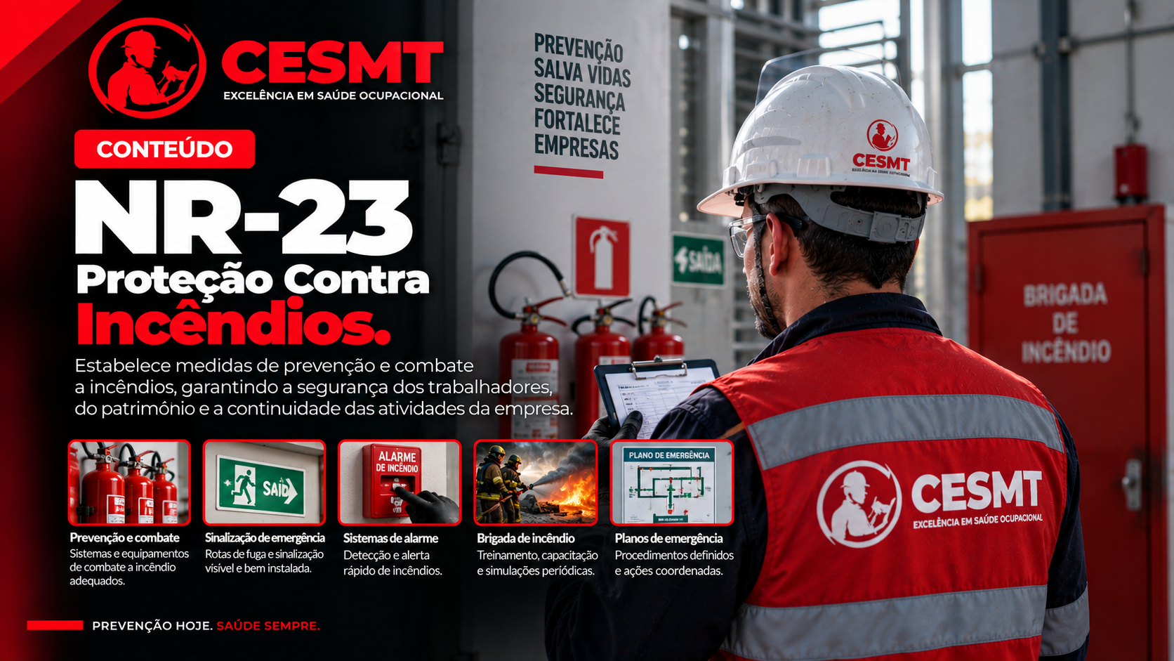 NR-23 — Proteção Contra Incêndios — CESMT