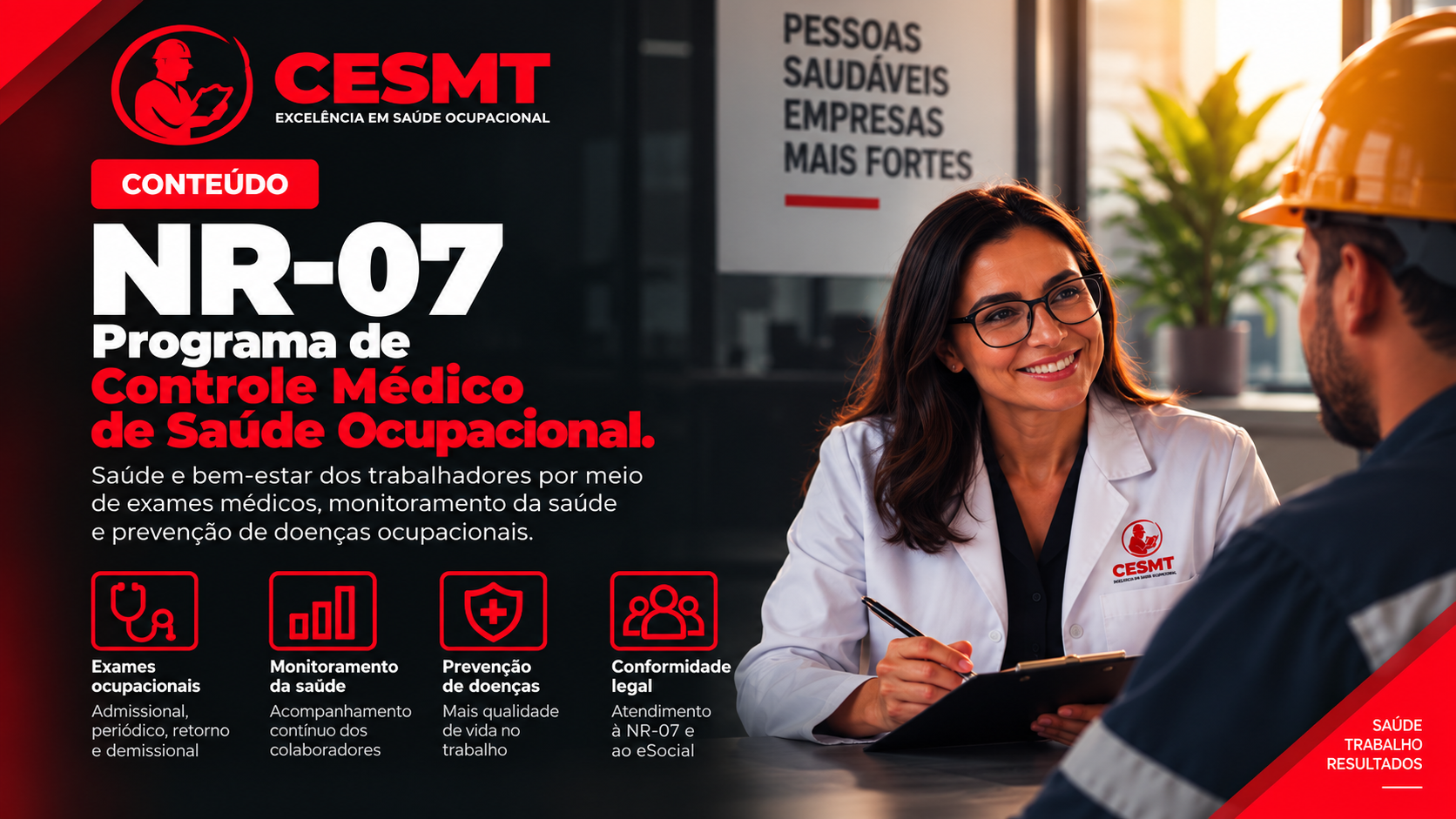 NR-07 — Programa de Controle Médico de Saúde Ocupacional — PCMSO — CESMT